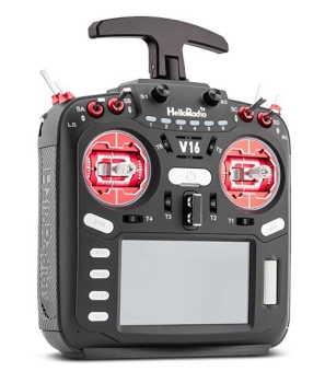HR1004 HelloRadio V16 MAX 2,4GHz - ELRS LBT Mode 2 Fernsteuerung rot